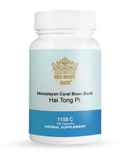 Rock Golden Queen Himalayan Coral Bean Bark (Hai Tong Pi) Herbal Capsule 2 Pack