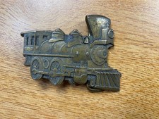 Bronze Tone Locomotive Belt Buckle