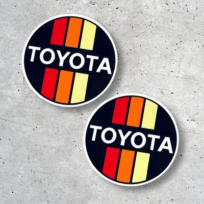 Toyota TRD, JDM Oldtimer Aufkleber, Decals Japan Motorsport (PAAR) Retro