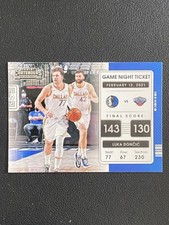 Luka Doncic 2021-22 Panini Contenders Game Night Ticket #7