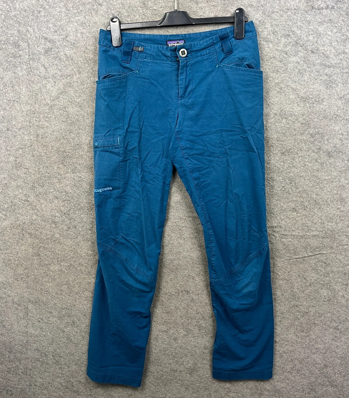 Patagonia Trousers Womens UK 8 Blue Venga Rock Pants Hiking Climbing Walking