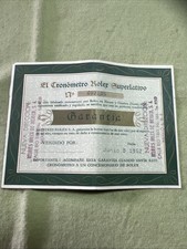 GENUINE Rolex Vintage watch Guarantee Warranty 1960s Certificate
