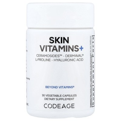 Skin Vitamins+, 30 Vegetable Capsules
