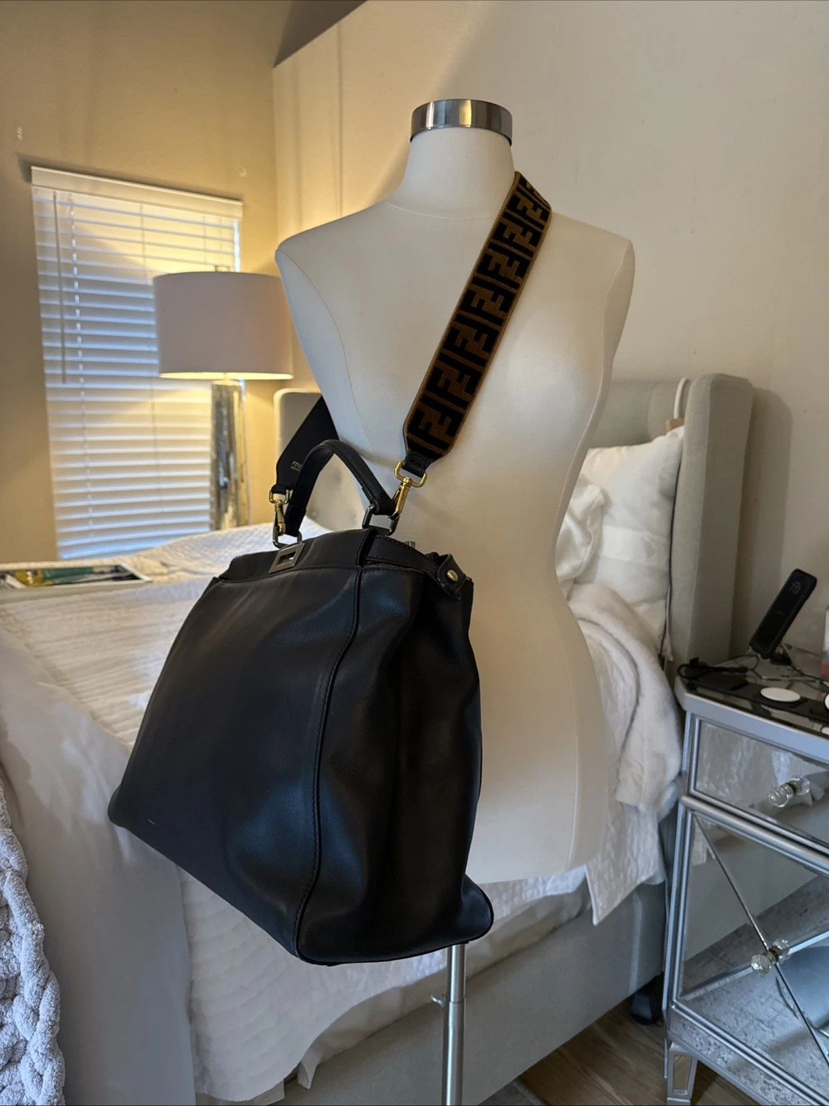 Fendi — Fendi Large Peekaboo Bag, No Shoulder Strap