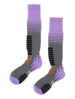 Eurosock L25659 Charcoal Unisex 1-Pack Ski Zone OTC Medium Socks Size M