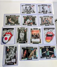 2025 Panini Prizm Rolling Stones Lot Of 12 Disco Variation Cards #/149