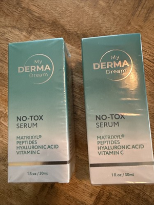 #ad #ad Lot 2 My Derma Dream No Tox Serum 1 fl oz 30 ml Exp 10 2027 NEW Sealed $59.99