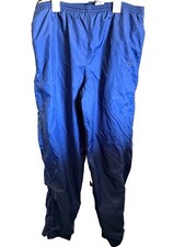 Vintage Retro 90s Nike Swoosh Tonal Windbreaker Track Athletic Pants Size Medium