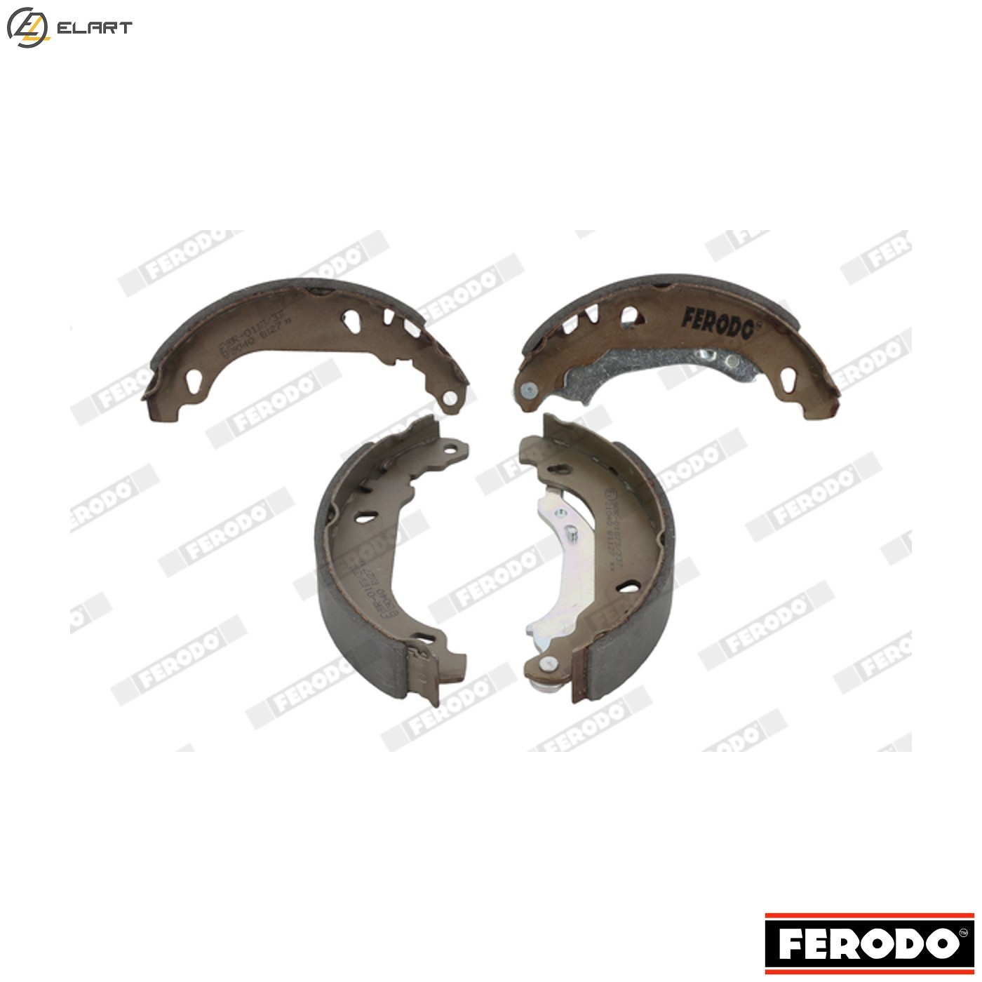 BRAKE SHOE SET FSB576 FOR PEUGEOT 206+ KFW /KFV /KFX /KFT 1.4L NFZ 1.6L 4cyl