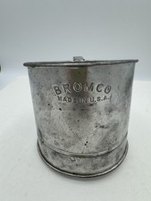 Bromco Flour Sifter Kitchen Squeeze Handle made in USA Farmhouse Chic Metal