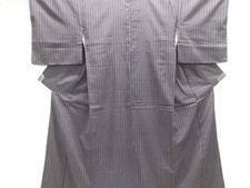 7565922: JAPANESE KIMONO / ANTIQUE KIMONO / TAISHO ROMAN STYLE / SILK / WOVEN ST