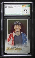 2020 Topps Allen & Ginter Chrome Nyjah Huston #193 CSG 10 Pristine vv7