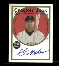 2005 Topps Cracker Jack #SSA-CN Chris Nelson Secret Surprise Mini Autographs