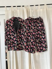 Vintage Carole Little Petites Pant Set 3 Piece 90s Flowy Boho Cottage Core