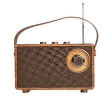 Retro Portable Wireless Bluetooth Speaker High-Quality Vintage Style Stereo Box