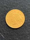 1871 Indian Head Wreath Gold 1/4 Dollar Fractional Coin #10