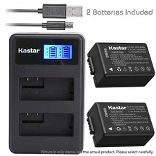 LCD2 Charger Combo For Panasonic DMW-BMB9 DMC-FZ40 DMC-FZ45 DMC-FZ47 DMC-FZ48