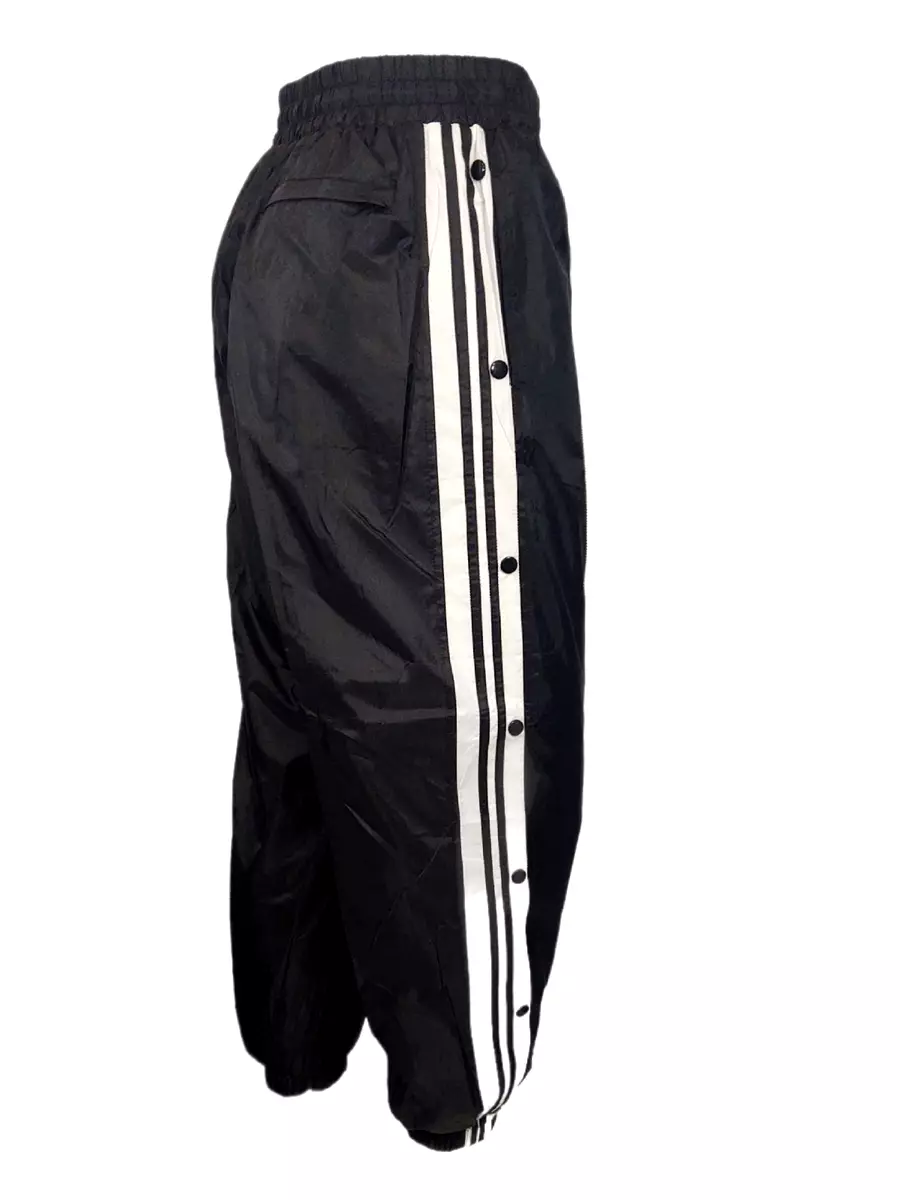 New Mens Lined Windbreaker Track Training Pants Ankle Zipper Tapered Black  2XL | eBay
