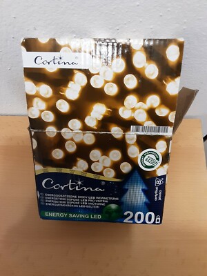200 x Cortina LED String Lights 10m Metre 230 Volt GS EU PRODUCT No Constsmide