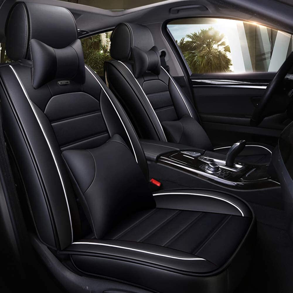 For Dodge Journey 2/5 Seat Full Set Car Seat Covers Leather Front Rear Protector