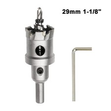 29mm 1-1/8 TCT Alloy Carbide Tip Hole Saw Metal Drill Bit Stainless Steel Cutter