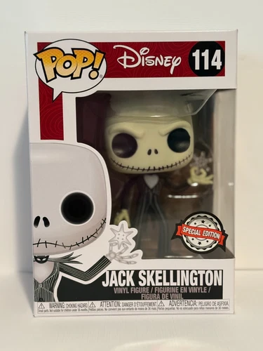 Funko Pop! Vinyl: Disney - Jack Skellington (w/ Snowflake) - Special Edition