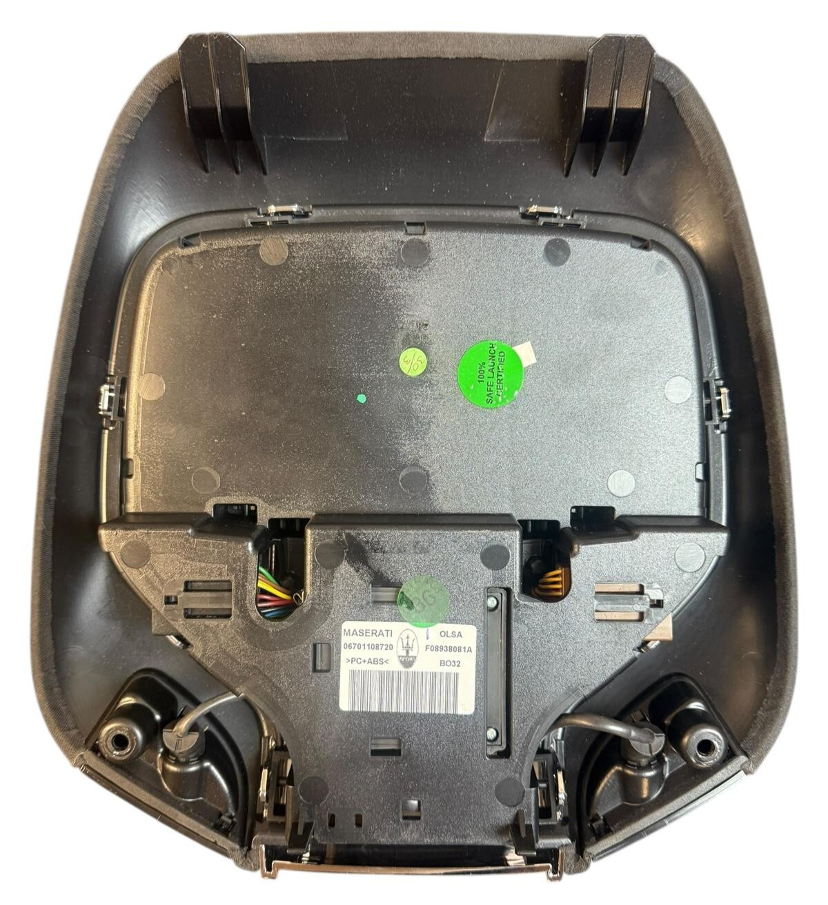 2017 MASERATI QUATTROPORTE FRONT DOME LIGHT BLACK CONSOLE 06701108720 OEM