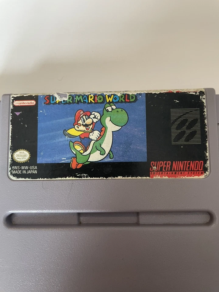 Super Mario World SNES Cartridge (1991) – Authentic Game Cartridge No Box - Image 2 of 4