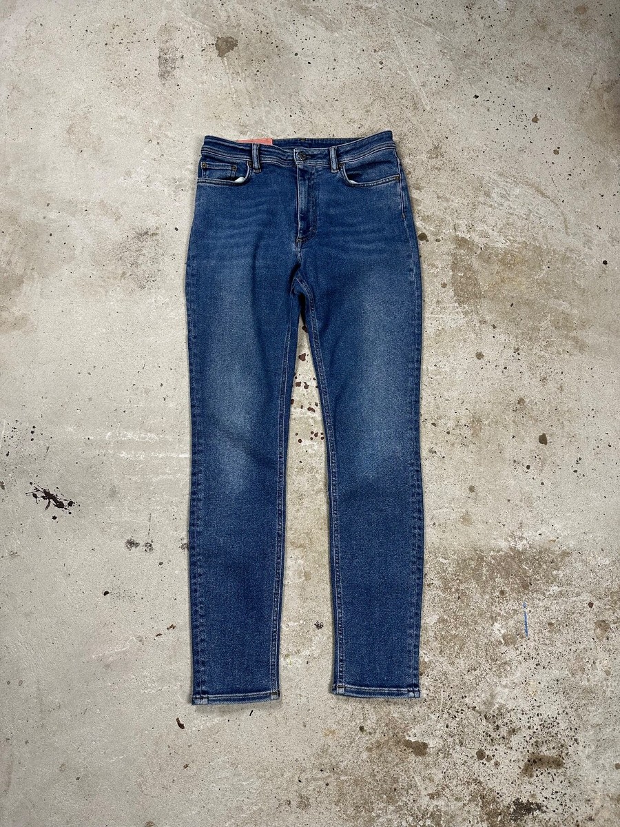 Mid Blue Jeans Acne Studios Denim Pants North Mid Blue