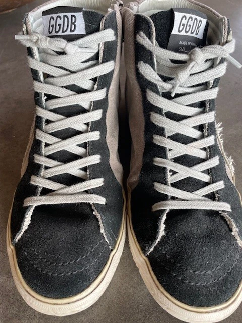 GOLDEN GOOSE Gol Goose Deluxe Brand Sneaker da donna con zip scorrevole taglia 39 nero