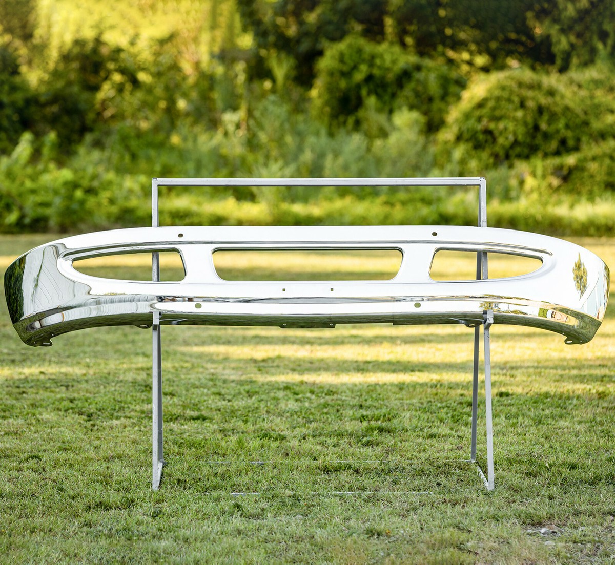 International 4300 Chrome Bumper - Large Tow - DuraStar/TranStar