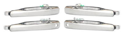 All 4 pcs Outer Outside Door Handles CHROME Set for Mitsubishi Lancer Outlander