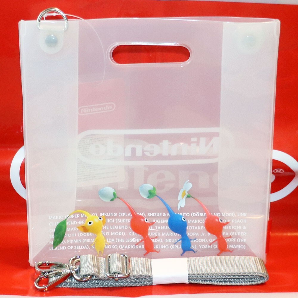 PIKMIN PVC Tote Shoulder Bag Pouch Nintendo Tokyo/Osaka L/E