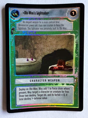 Obi-Wan's Lightsaber [Foil] card