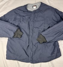 Bulwark FR Jacket XLT Blue Snap Button Up Flame Resistant Nomex