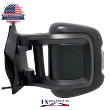 Long Arm Driver Side Mirror for 2014-24 Ram Promaster with Power Heated Extended