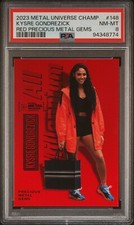 Kysre Gondrezick 2023 Skybox Metal Universe Champions PMG Red /100 PSA 8 Pop 1