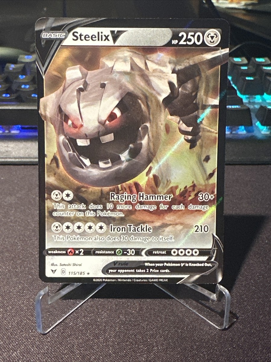 steelix v pokemon card price - - 176/185 - Vivid Voltage - Full Art Vivid Voltage Steelix V (Full Art) Steelix V 115/185 - Vivid
