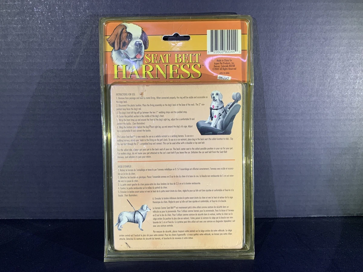 Aspen pet products canine seat cheap belt