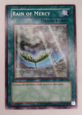 Yugioh PSV-065 Rain Of Mercy Miscut Error Karte