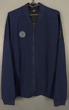 MEN'S ADIDAS FC CHELSEA JACKET TRACK SOCCER FOOTBALL BLUE SIZE L LARGE