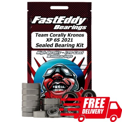 FastEddy Bearings Compatible avec le kit de roulements scellés en céramique Team Corally Kronos XTR 6S 2022