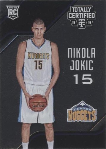 2015-16 Panini Totally Certified Nikola Jokic Rookie Card #167