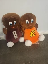 The Hershey Company Hershey's/Reeses Chocolate Candy Bar Plush Mascots 9" 