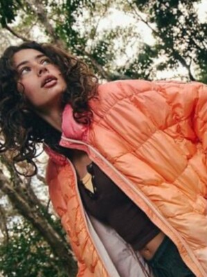 Free People Movement Scrunchy Gloss Pippa Puffer Jacket Just