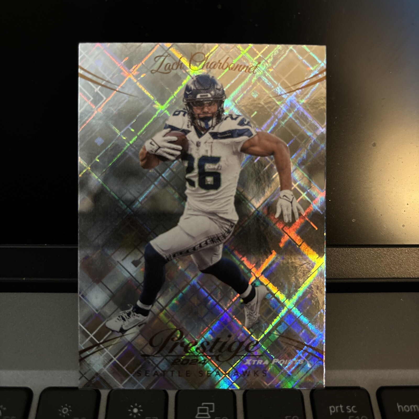 Zach Charbonnet-2024 Panini-Prestige-Xtra Points Diamond-#267