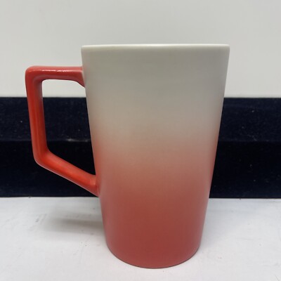 Teavana Starbucks Ceramic Mug Tea Red Pink White Ombre 12 Fl Oz 2016 Handle  | eBay