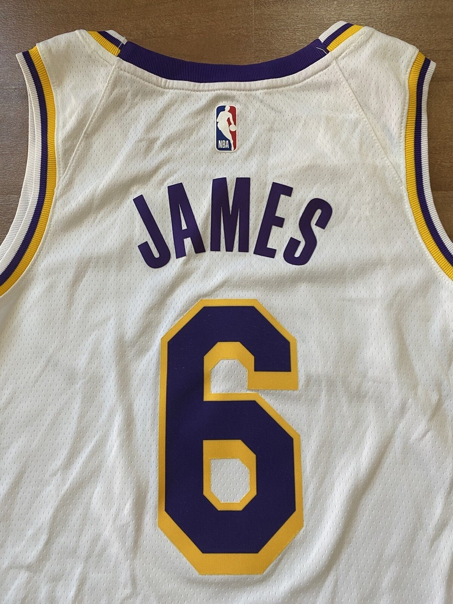 Lebron James LA Lakers Swingman Association Nike Size 48 L Mens