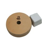 3" (3/4" Width) Leather Honing Wheel - Fits 1/2" Arbor - Buffing Compound Incl