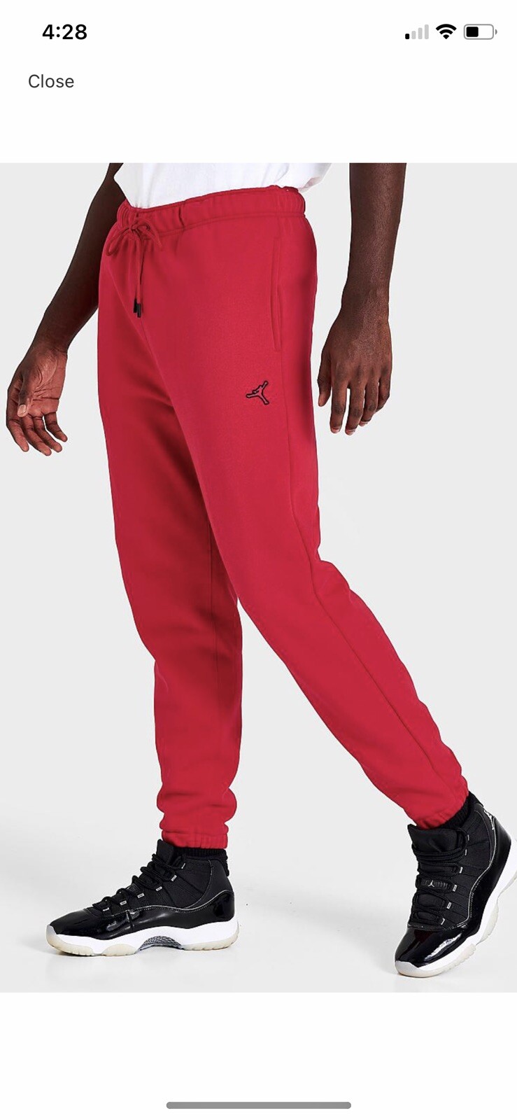 Nike Jordan Pants Joggers Mens Size Sz XL NWT NEW RED eBay